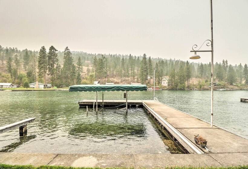 Flathead Lake Waterfront Cabin W/ Dock & Kayaks