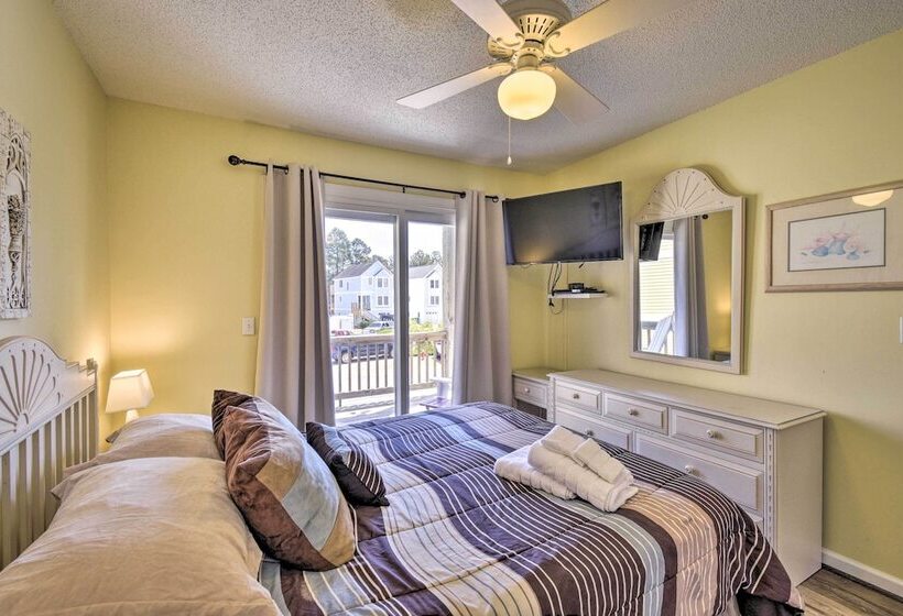 Home W/ Deck In Corolla Light: Walk To Beach!