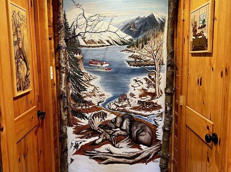 Indian Cabin Close To Alyeska