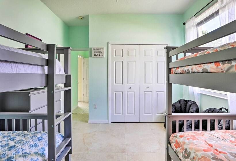 Home W/ Game Room + Lanai: 9 Mi To Disney!