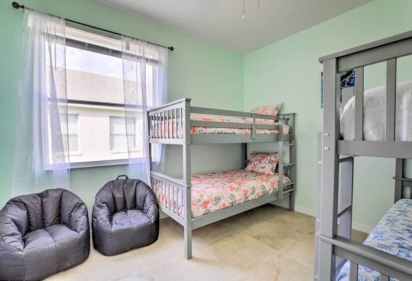 Home W/ Game Room + Lanai: 9 Mi To Disney!