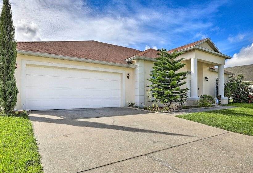 Home W/ Game Room + Lanai: 9 Mi To Disney!