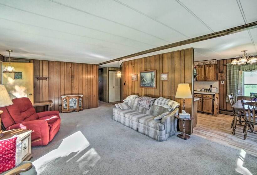 Riverfront Suring Home: Atv Trails, Sunroom!