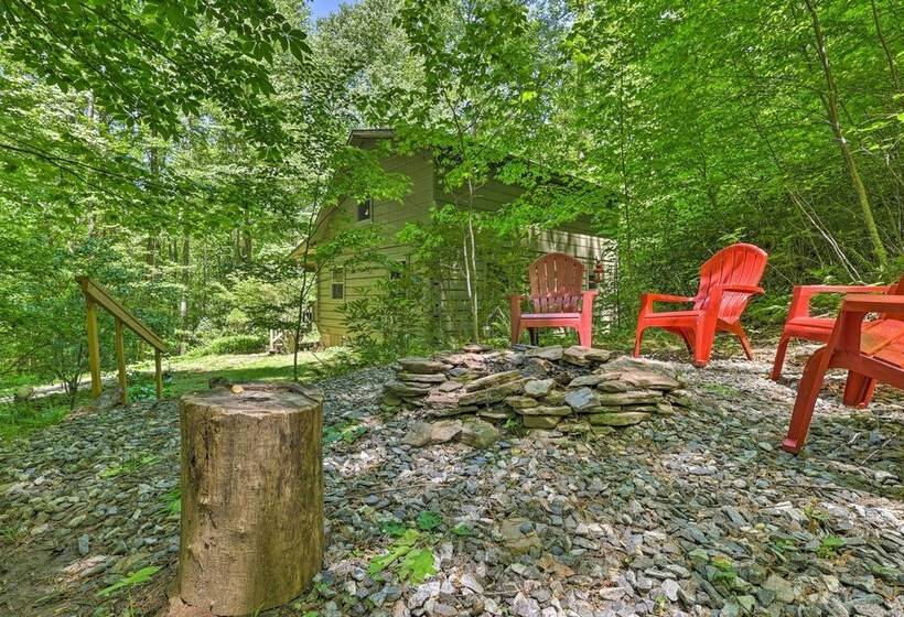 The Bird Sanctuary Fire Pit, Gas Grill & Hammock