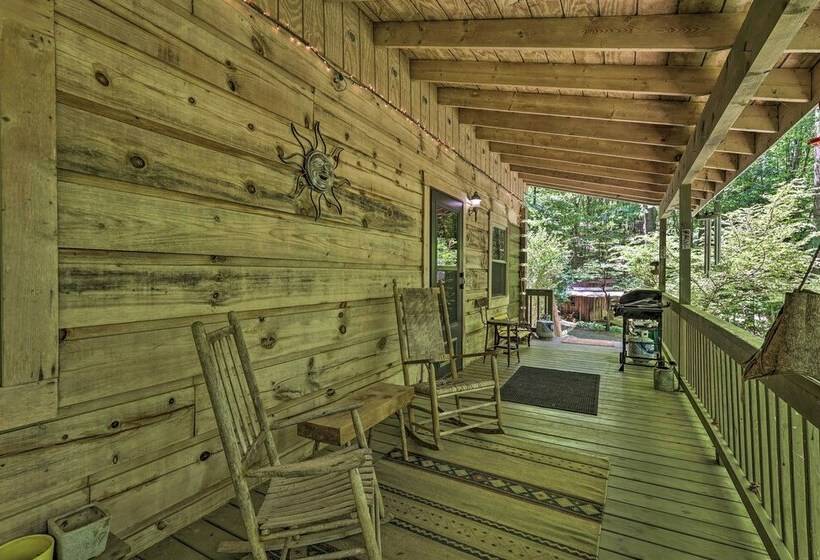 The Bird Sanctuary Fire Pit, Gas Grill & Hammock