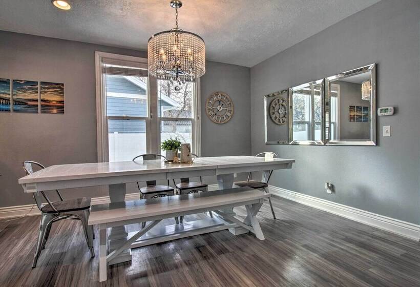 Updated Great Falls Home W/ Fire Pit, Deck & Yard!