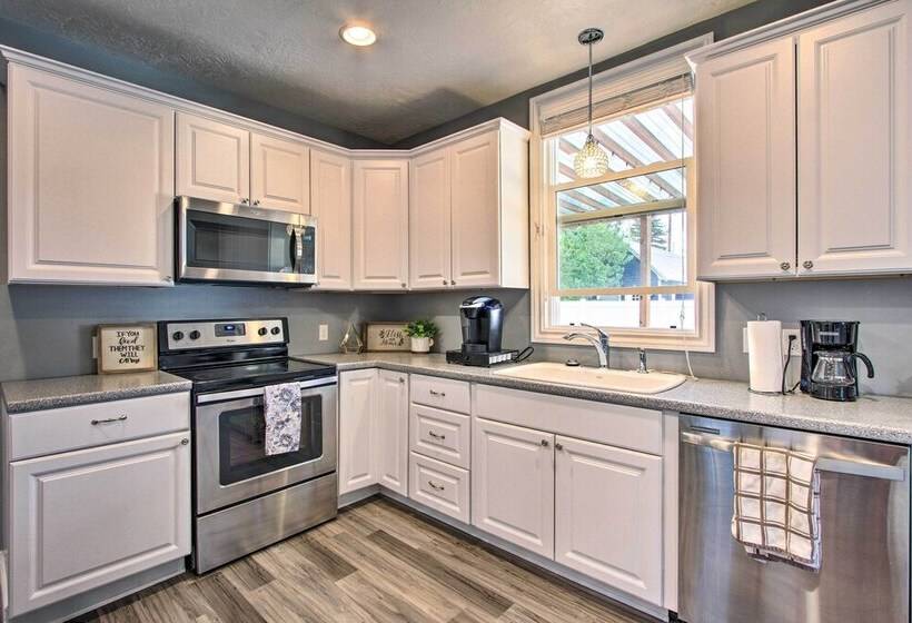 Updated Great Falls Home W/ Fire Pit, Deck & Yard!