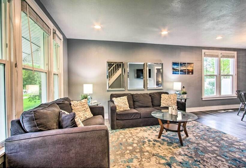 Updated Great Falls Home W/ Fire Pit, Deck & Yard!