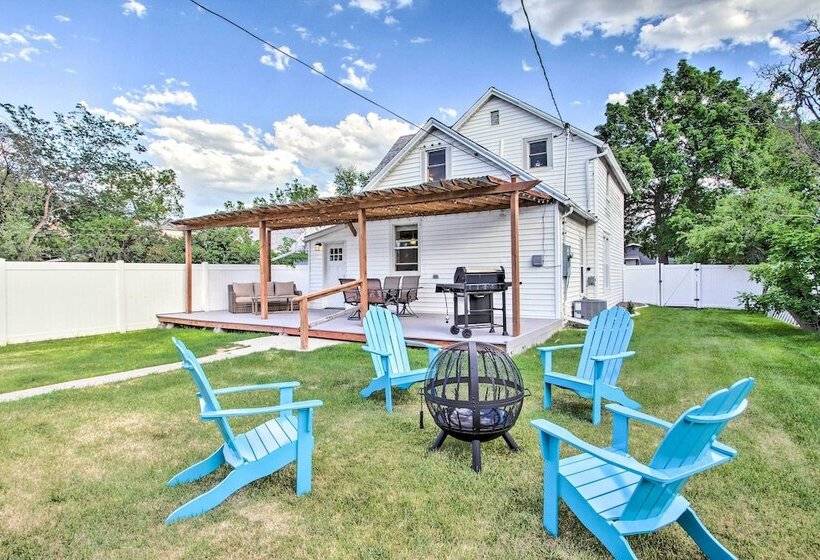 Updated Great Falls Home W/ Fire Pit, Deck & Yard!