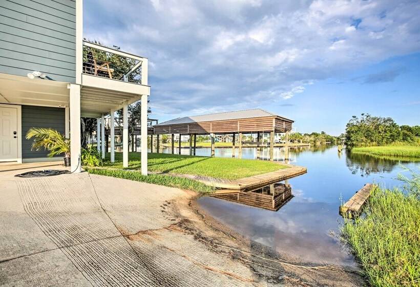 Waterfront Bay St Louis Home W/ River Access!