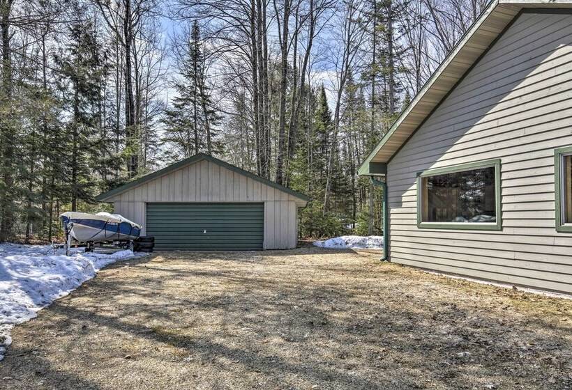 Waterfront Pike Lake Retreat: Snowmobile Paradise