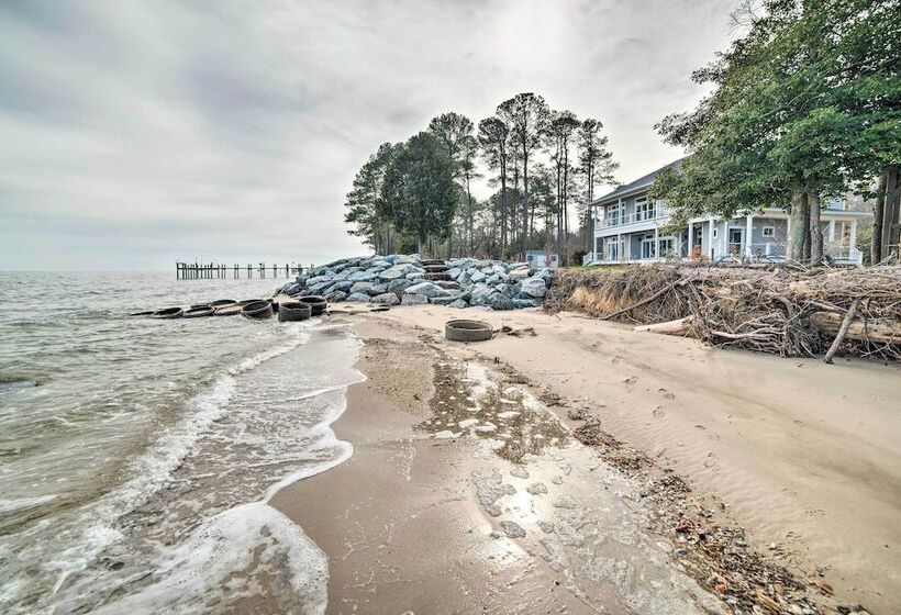 Waterfront Scotland Beach Retreat W/ Private Beach