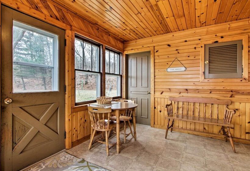 Wisconsin River Valley Farmhouse: Fire Pit & View