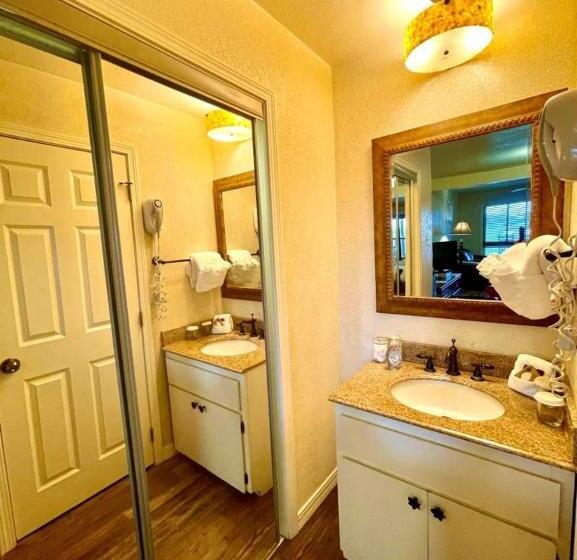 Lake View Queen Guest Room With Two Queens, Sleeper Sofa And Deck Overlooking Lake Ouachita, Hotel R