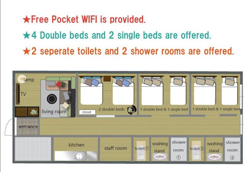 הוסטל Kitashinchi Apartment