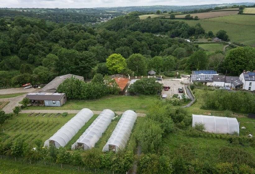 ホテル Ceridwen Glamping, Double Decker Bus And Yurts