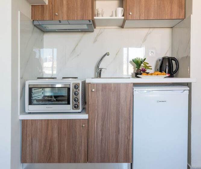 בית מלון כפרי Asterion Luxury Studios Airport