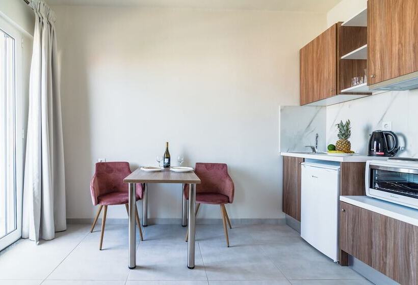 בית מלון כפרי Asterion Luxury Studios Airport