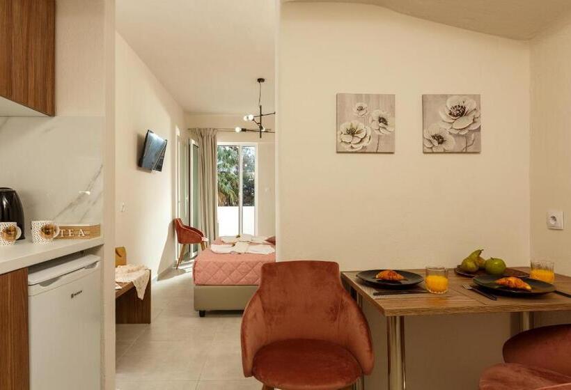 בית מלון כפרי Asterion Luxury Studios Airport