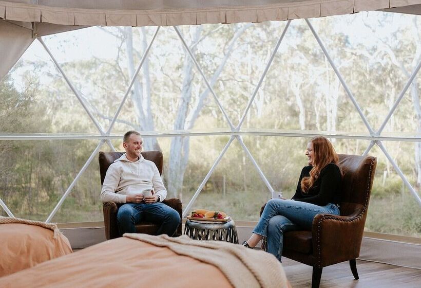 교외 호텔 Scribbly Farm Premium Dome Bush Retreat Southern Highlands