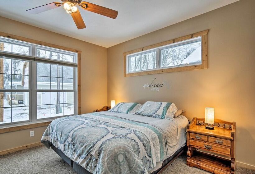 Family Friendly Lake Mitchell Oasis: Hike & Ski!