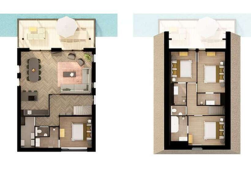 ホテル Dormio Resort Nieuwvliet Bad