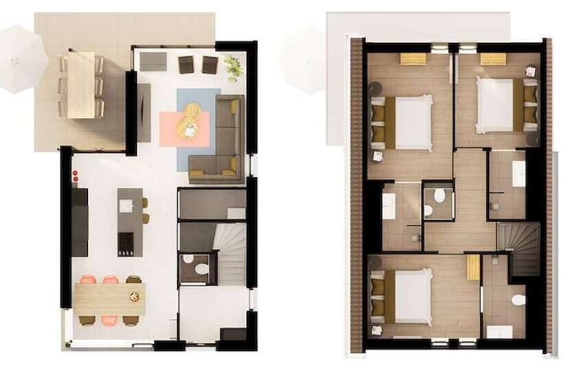 ホテル Dormio Resort Nieuwvliet Bad