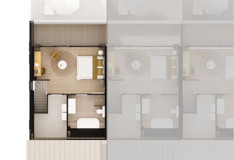 ホテル Dormio Resort Nieuwvliet Bad