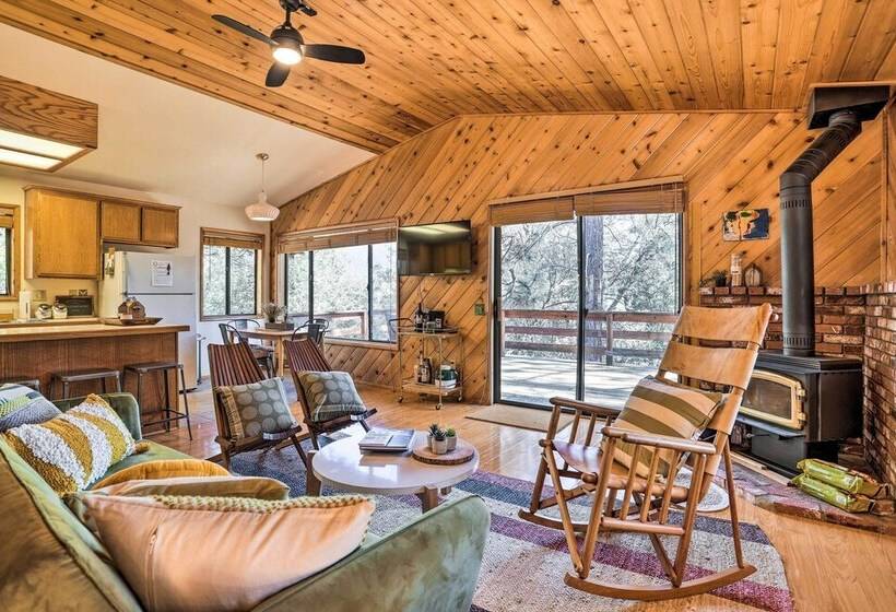 Idyllwild Cabin W/ Deck & Tahquitz Peak Views