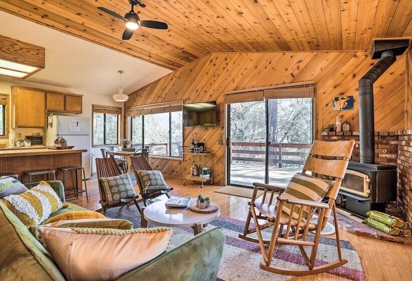 Idyllwild Cabin W/ Deck & Tahquitz Peak Views