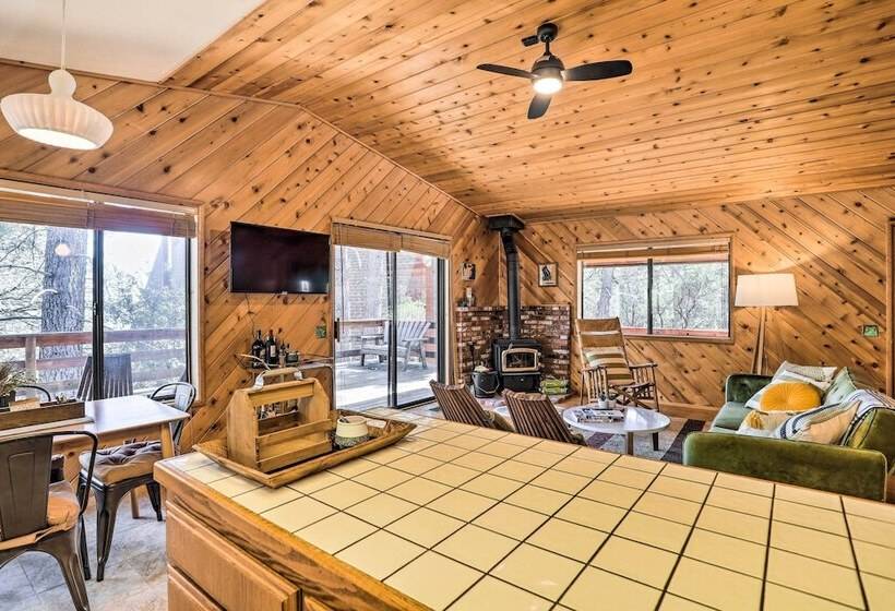 Idyllwild Cabin W/ Deck & Tahquitz Peak Views