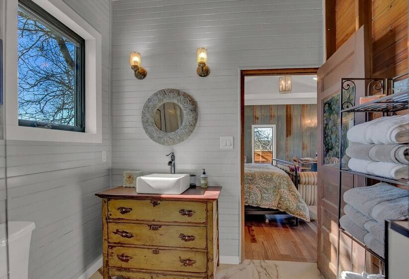 Luxury Cabin Right Across From Albert Dance Hall!