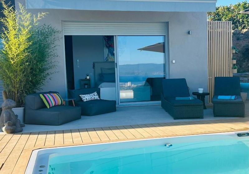 펜션 Casa Lc Chambre3 Vue Mer Spa De Nage