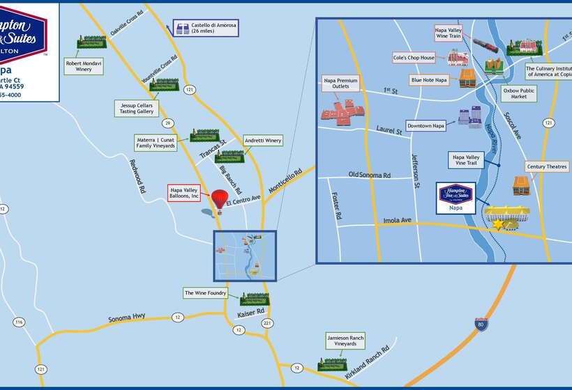 فندق Hampton Inn & Suites Napa