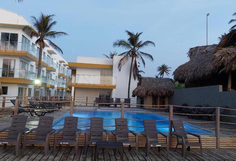 Отель Nahir Apartamento De Playa En Condominio Palmar Del Viento