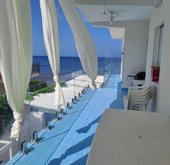 צימר Blue Life, Sea Luxury Rooms On The Beach Between Palermo And Cefalu