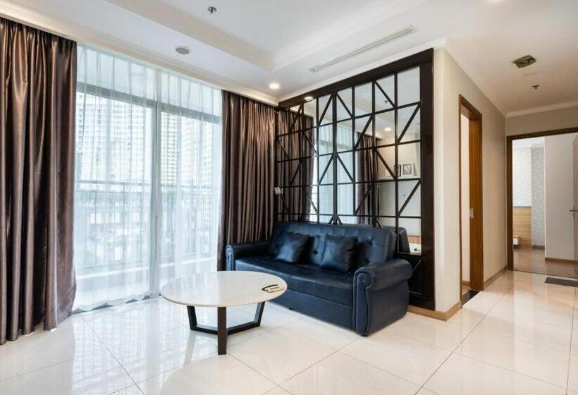 تختخواب و صبحانه Landmark Vinhomes Christine Apartment