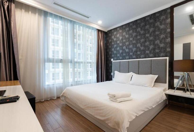 تختخواب و صبحانه Landmark Vinhomes Christine Apartment