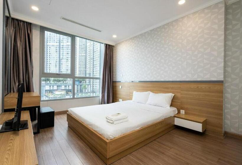 تختخواب و صبحانه Landmark Vinhomes Christine Apartment