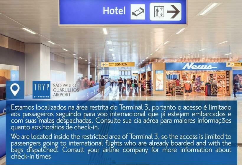 בית מלון כפרי Tryp By Wyndham São Paulo Guarulhos Airport