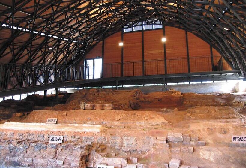 료칸 Ooedo Onsen Monogatari Wanwan Resort Awazu