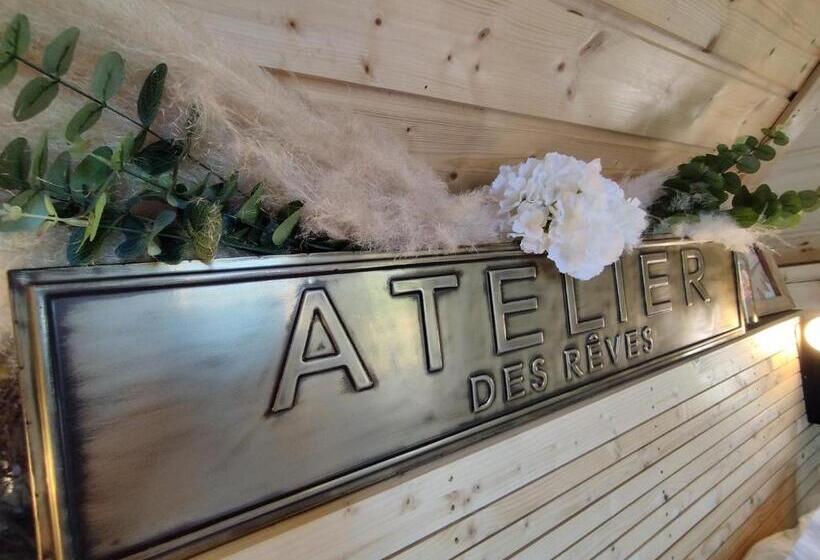 ペンション Cottage Climatisé Avec Baignoire Spa 2 Personnes