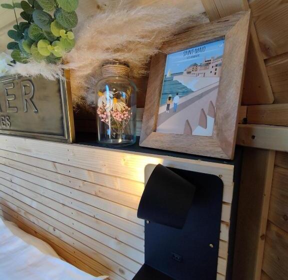 ペンション Cottage Climatisé Avec Baignoire Spa 2 Personnes