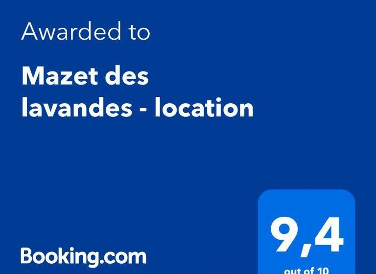 Bed and Breakfast Mazet Des Lavandes