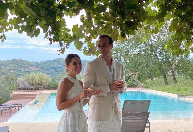 בית מלון כפרי Villa Rignana   Chianti Weddings