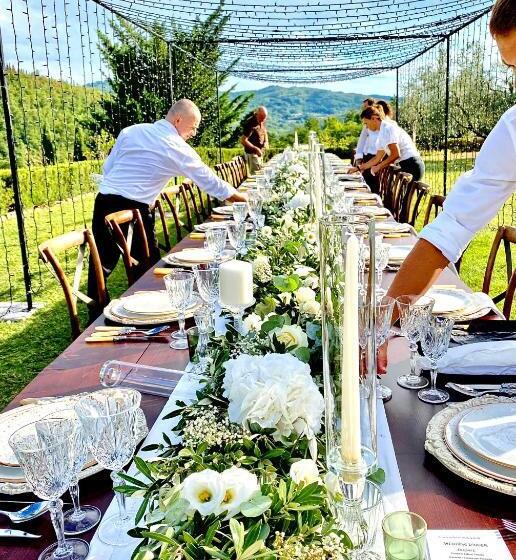 בית מלון כפרי Villa Rignana   Chianti Weddings