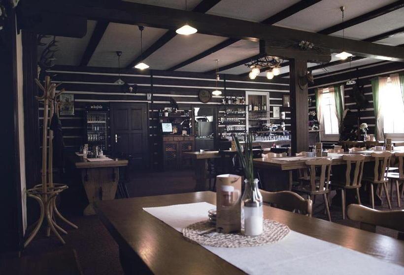 ペンション Penzion A Restaurace Sokolí Boudy