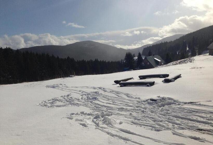 ペンション Penzion A Restaurace Sokolí Boudy