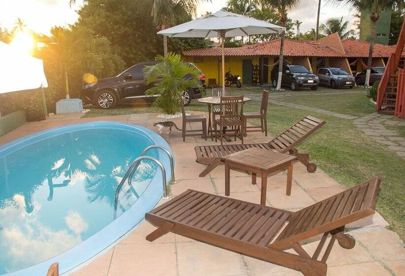 בית מלון כפרי Pousada Praia De Imbassaí