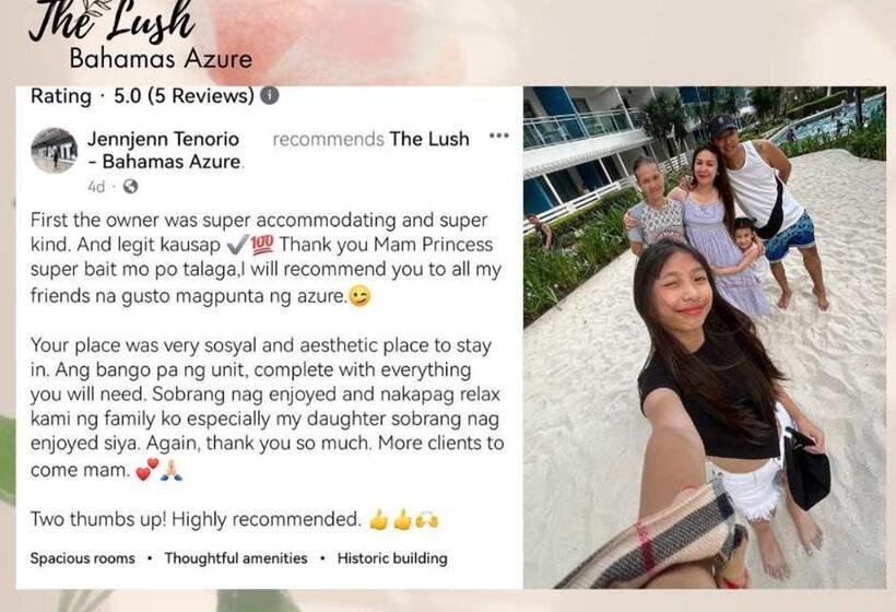 Отель Azure Paranaque Staycation By The Lush Bahamas